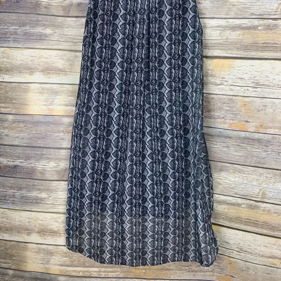 Rachel Rachel Roy Dress Black Snakeskin Look M - Picture 7 of 7